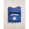 thumbnail image 3 of California Baseball W Flames Sweatshirt Women -Image by Shutterstock, Female Medium, 3 of 4