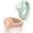 Pastel green, Pastel Peach, variant on Rinfit Silicone Rings for Women - Female Wedding Rubber Bands - Pear Diamond Collection - 2 Rings Pack
