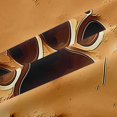 thumbnail image 5 of Manfei Embossed Sand Paw Blackout Curtains Set of 2 (52x84 Each), Animal Footprint Curtain, Tan Brown, 5 of 6