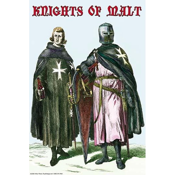 Knights of Malt- Fine Art Canvas Print (20" x 30")