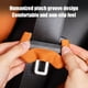 thumbnail image 3 of 2 fundas protectoras universales para hebilla de cinturón de seguridad de coche, de silicona suave y anticolisión, fáciles de instalar y resistentes a altas temperaturas., 3 of 5