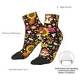 thumbnail image 6 of Fuzoiu Sunflowers Mushrooms Print Adult Socks, Crew Moisture-wicking Socks, Unisex Cushion Crew Socks,Casual Sports Ankle Socks, 6 of 7