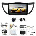 thumbnail image 4 of 4+64G Android 14 Car Stereo for Honda CR-V 2012-2016 with Carplay Android Auto GPS Navigation 10in Touchscreen Car Radio Player with Wifi Bluetooth FM/RDS SWC Mirror Link + AHD Reverse Camera Mic, 4 of 5