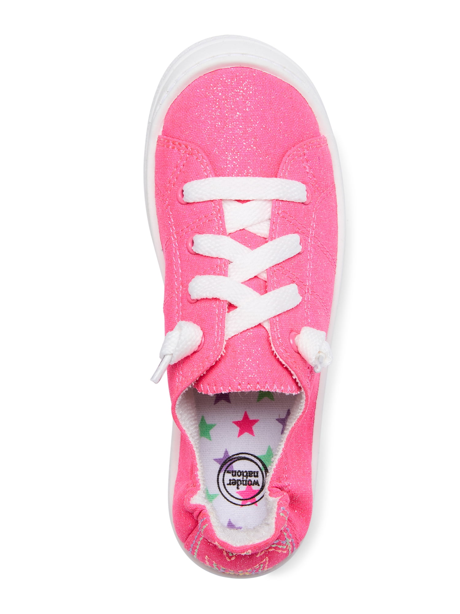 Wonder Nation Casual Bump Toe Sneaker (Little Girls & Big Girls)