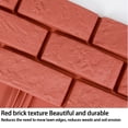 thumbnail image 2 of Yuarrent Estructura de presión del suelo resistente a la inserción de macizos de flores de 4 piezas capaz de conectarse. Planta de borde de Jardín y Patio Rojo ladrillo, 2 of 4