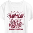 thumbnail image 3 of Marvel Deadpool - Deadpool Vs Lady Deadpool - Women's Short Sleeve Graphic T-Shirt, 3 of 5
