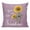 Purple, variant on Throw Pillow Covers 16x16 Inch, Sunflower Sunshine Decorative Pillow Cases for Couch Sofa Bed, Pastoral Bees Farmhouse Floral Cotton Linen Square Home Decor Pillowcases with Hidden Zipper