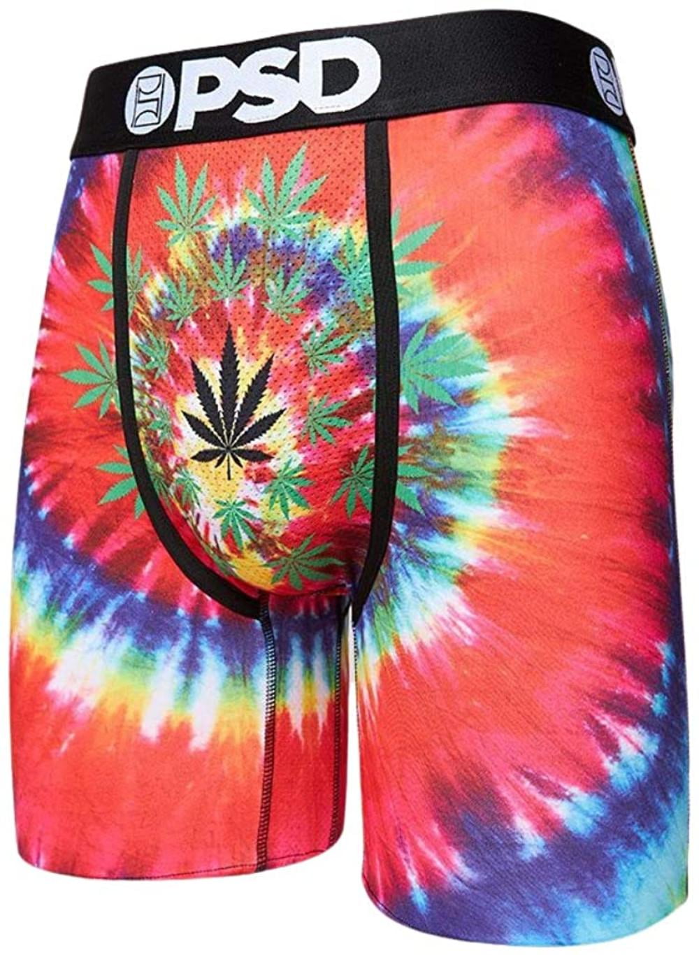 Download Psd Psd Men S Tie Dye Weed Print Boxer Briefs Multi Small Machine Wash By Visit The Psd Store Walmart Com Walmart Com