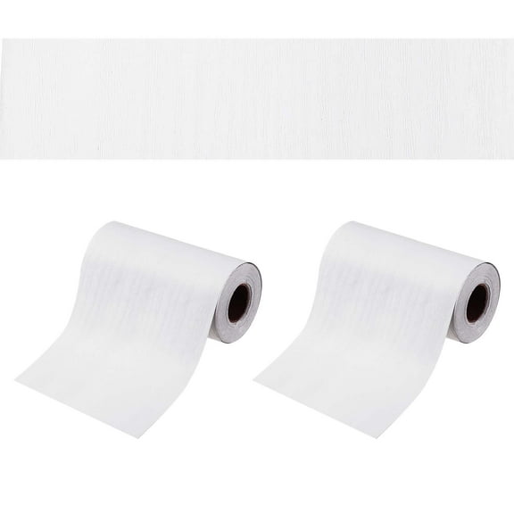 4.7 Inch x 66ft Wood Grain Repair Tape, Self Adhesive Realistic Textured Repair Tape Patch for Floor Door Table Cabinets Desk, White