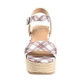thumbnail image 6 of Journee Womens Pearrl Wedge Heel Espadrille Sandals, 6 of 9