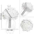 thumbnail image 2 of Great promotion! Amagogo Artificial Bridal Bouquet, Wedding Bouquet, Artificial Rose Flowers, Wedding For Christmas Party Favors, Single, 2 of 2