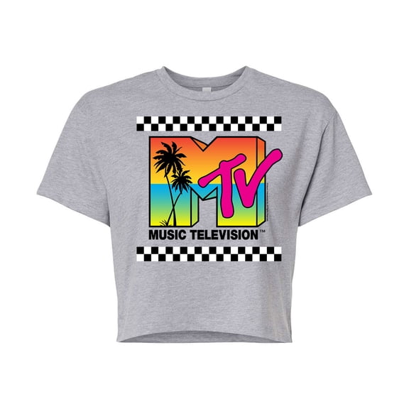 MTV - Sunset - Juniors Cropped Tee