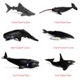 thumbnail image 2 of 6 unids/set juguete marino simulado figuras de animales plástico juguete de baño marino modelos niños juguete educativo, 2 of 7