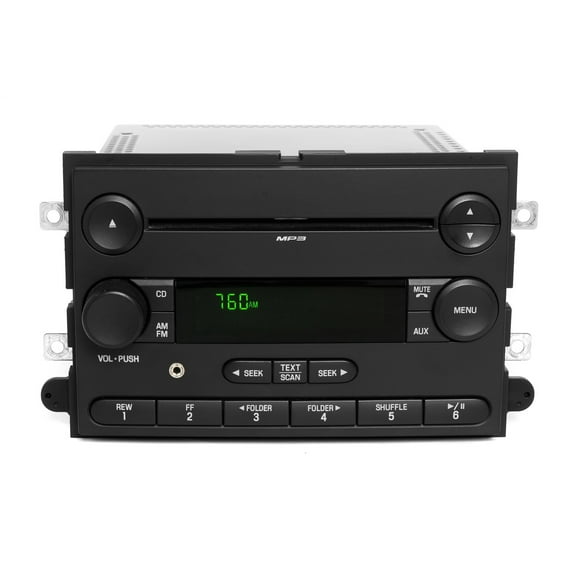 Restored 06 Mercury Milan Ford Fusion AMFM 6 CD Radio w Aux Input Upgrade 6E5T-18C815-AG (Refurbished)