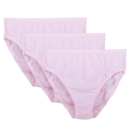 

Wingslove 3 Pack Women s Plus Size Comfort Soft Cotton Underwear High-Cut Brief Panty