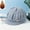 grey, variant on Women Winter Warm Knit Hat Wool Snow Ski Caps with Visor Fit for Christmas Gift and Cold Weather