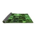 thumbnail image 2 of Ahgly Company Indoor Rectangle Patchwork Green Transitional Area Rugs, 7' x 9', 2 of 4