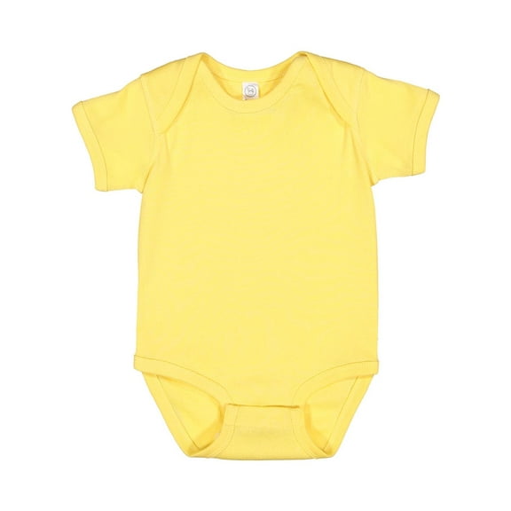 RABBIT SKINS Baby Bodysuit Girl & Boy | Newborn 0-3 Months to 24 Month Toddler, Snap Easy Closure, Butter, 24 Months