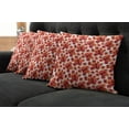 thumbnail image 2 of Ambesonne Floral Throw Pillow Cover 4 Pack, Red Poppy Flowers, 24", Red and White, 2 of 6