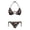 Mushroom Print, variant on HELLHERO Polyester Fabric Ladies Bikinis Swimsuits for Women Quick Drying Elastic String Halter Bikini Set Palm Leaves Pattern