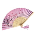 thumbnail image 1 of Chinese Traditional Handmade Folding Fan for Dance Photography, 1 of 3
