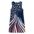 thumbnail image 4 of Erwazi Summer Dresses for Women 4th Of July Printed Crew Neck Sleeveless Ankle Length Dress Celebrations Outdoor Parties Activities Casual Dresses, 4 of 6