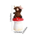 thumbnail image 6 of VAJUSO Easter Highland Cow Figurine – Pastoral Style Decoration, Style B Easter Decorations, 6 of 6
