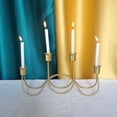 thumbnail image 3 of Candelabro de pilar artesanal, romántico y decorativo para chimenea y sala de estar. Oro alto 4 brazos, 3 of 8