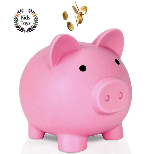 Cute Piggy Bank Pig Money Bank Coin Bank for Boys and Girls My First Unbreakable Money Bank