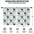 thumbnail image 2 of Blackout Kids Curtains,Pug with Crown Childrens Insulated Curtains Set Of 2,Bedroom Essentials,Toddler Room Decor 42x54in(106x137cm), 2 of 4