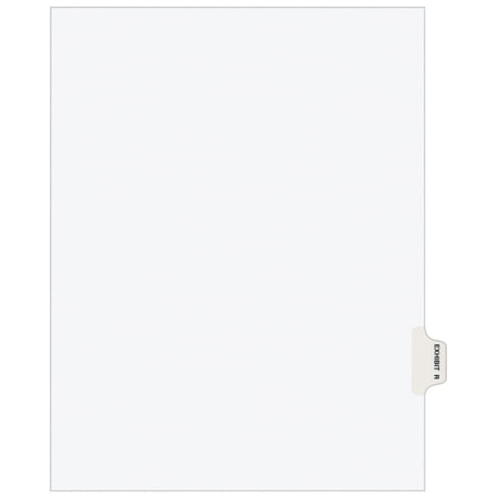 Avery Individual Legal Dividers Avery Style, Letter Size, Side Tab EXHIBIT R (1388)