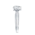 thumbnail image 3 of Certified Pear Lab Grown Diamond Engagement Ring, 0.6 Carat - EF-VS Quality - With Jewelry Box, 14K White Gold, US 4.00, 3 of 8