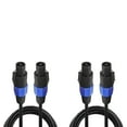 thumbnail image 2 of Sound Town 2 Pack Speaker Cable, Speakon to Speakon, 2 Conductor, 10 Feet, 14 Gauge Cable (STC14-NN10-PAIR), 2 of 2
