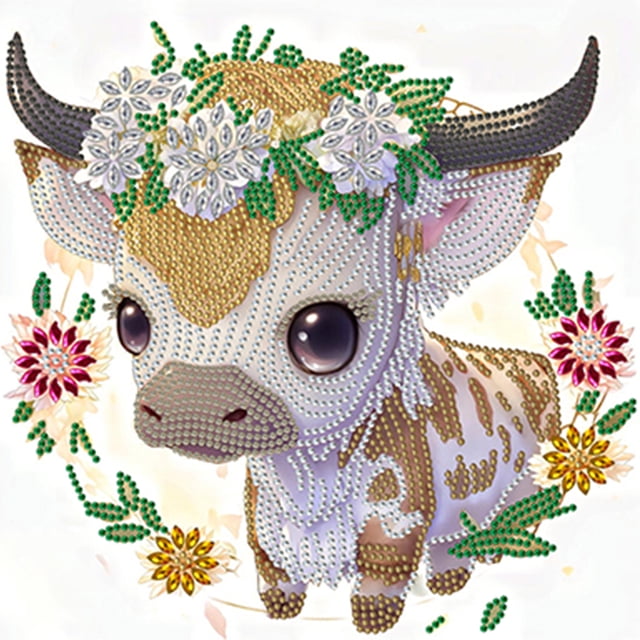 Diamond Painting 5D DIY Parcial Forma especial Taladro Ganado Home Decor (YXC488)