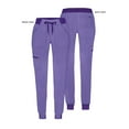thumbnail image 5 of Adar Pro Heather Scrubs For Women - Ultimate Yoga Jogger Scrub Pants, 5 of 7