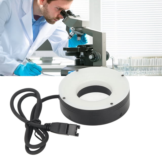 Source de Lumière Microscope, Microscope Pratique 24V LED Facile à Installer pour Petit Tour