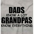 thumbnail image 2 of Dad Knows A lot Grandpa Everything Men's Long Sleeve Tee T Shirt Brisco Brands S, 2 of 6