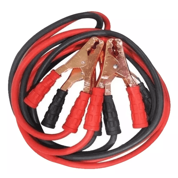 Cables Pasa Corriente 1.8 M Calibre 13 Awg Truper 500a Negro/Rojo