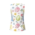 thumbnail image 5 of Xecao Easter Egg3 print women's scoop neck, loose-fit workout tank tops for the gym., 5 of 9