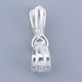 thumbnail image 1 of 5pcs 925 Sterling Silver Pinch Clip Clasp Bails Jewelry Making Pinch Bails for Jewelry Making Small, 1 of 9