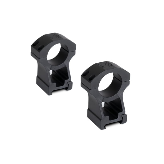 Monstrum High Profile Picatinny Scope Rings with See-Through Base | 1 Inch Diameter