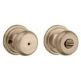 thumbnail image 3 of Kwikset CP730J-5 Clear Pack Juno Knob Privacy Lock with RCAL Latch and RCS Strike Antique Brass Finish, 3 of 4