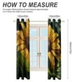 thumbnail image 2 of Sunflower Curtains Aesthetic Envrionmental Friendly Picture, Living Room Bedroom Window Drapes 2 Panel Set, 2 of 5