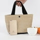 thumbnail image 3 of Yaju Women Wicker Handbag Bag Tote-beach Straw Woven Rattan Basket Travel Bag Summerblack1pcs), 3 of 5