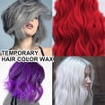 thumbnail image 2 of Pomada de belleza temporal, pomada de color gris abuelita, arcilla para el cabello de color natural, desechable, fácil de teñir, negra, 2 of 5