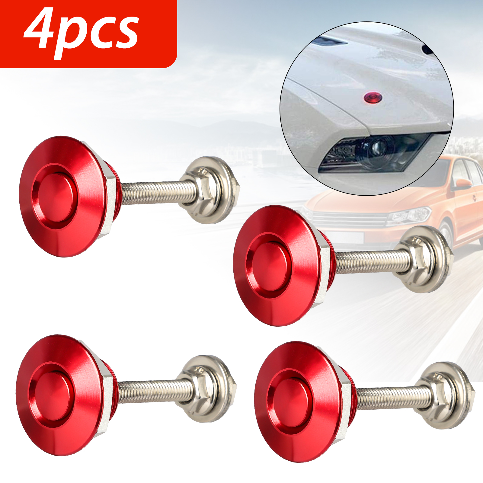 4PCS Durable Quick Release Latch TSV Stainless Steel Car Marine 1.25