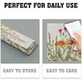 thumbnail image 6 of Floral Placemats Set of 4 Washable Non-Slip Heat Resistant 12×18 Inch Spring Summer Wild Flowers Thick Place Mats Decorative Linen Fabric Table Mat for Dining Table Kitchen Home Decor, 6 of 6