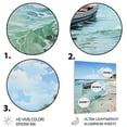 thumbnail image 3 of Designart "Beach Photo peaceful Shores V" Nautical & Beach Metal Wall Art, 3 of 5