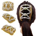 thumbnail image 1 of Forme el fabricante moldeado moldeado del de horquil del estiramiento de los clips de los peines del pelo de diapositiva doble de Macarena Peinetas mágicas para el cabello de las mujeres, 1 of 8