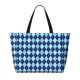 thumbnail image 2 of Fotbe Blue Squares Bolsa de Viaje para Playa - Resistente al Agua, Bolsa Tote de Gran Capacidad y Ligera con 7 Bolsillos para Mujeres y Hombres, 2 of 7